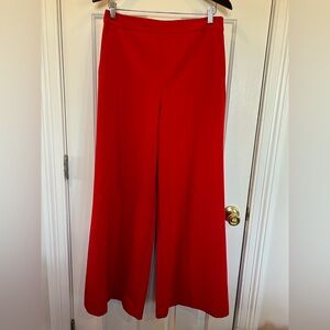 Worthington Vibrant Red Wide-Leg Pants Size 8